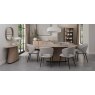 Signature Collection Vega Scandi Oak & Peppercorn 6 Seater Table