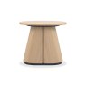 Signature Collection Vega Scandi Oak & Peppercorn Oval Lamp Table