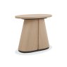 Signature Collection Vega Scandi Oak & Peppercorn Oval Lamp Table