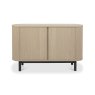 Signature Collection Vega Scandi Oak & Peppercorn Narrow Sideboard