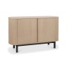 Signature Collection Vega Scandi Oak & Peppercorn Narrow Sideboard