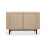 Signature Collection Vega Scandi Oak & Peppercorn Narrow Sideboard