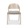 Signature Collection Vega Scandi Oak Ply Back Chair in Grey Fabric