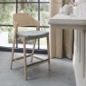 Signature Collection Vega Scandi Oak Bar Stool - Grey Fabric (Single)