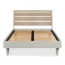 Premier Collection Larsen Scandi Oak & Soft Grey Slatted Bedstead Double 135cm