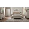 Premier Collection Larsen Scandi Oak & Soft Grey Slatted Bedstead Double 135cm