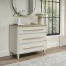 Premier Collection Larsen Scandi Oak & Soft Grey 3 Drawer Chest