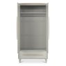 Premier Collection Larsen Scandi Oak & Soft Grey Double Wardrobe