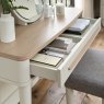 Premier Collection Larsen Scandi Oak & Soft Grey Dressing Table