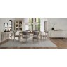 Premier Collection Larsen Scandi Oak & Soft Grey 6-8 Extension Dining Table