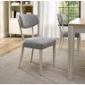 Premier Collection Larsen Soft Grey Upholstered Chair - Grey Fabric (Pair)