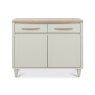 Premier Collection Larsen Scandi Oak & Soft Grey Narrow Sideboard