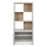 Larsen Scandi Oak & Soft Grey Display Unit