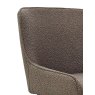 Gallery Collection Rubens - Beige Boucle Fabric Bar Stools with Black Legs (Pair)