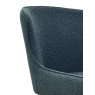 Gallery Collection Rubens - Blue Boucle Fabric Bar Stools with Black Legs (Pair)