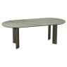 Signature Collection Duo Grey Oiled Oak 6 Seater Table with Monte Blanco Sintered Stone Top