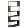 Signature Collection Duo Grey Oiled Oak Open Display Unit