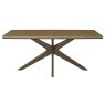 Kristen Oak & Light Weathered Oak 6 Seater Table