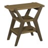 Premier Collection Kristen Oak & Light Weathered Oak Side Table