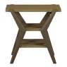 Premier Collection Kristen Oak & Light Weathered Oak Side Table