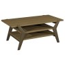 Premier Collection Kristen Oak & Light Weathered Oak Coffee Table