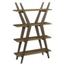 Premier Collection Kristen Oak & Light Weathered Oak Open Display Unit