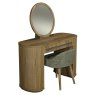 Signature Collection Vega Knotty Oak & Weathered Oak Vanity Mirror