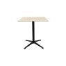 Gallery Collection Baxter Beige Sintered Stone Square Bistro Table with Black Base