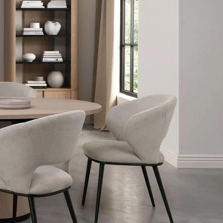 🍽️ The perfect setting for spring feasts. 🍽️⁠ ⁠ The elliptical Vega dining table blends...