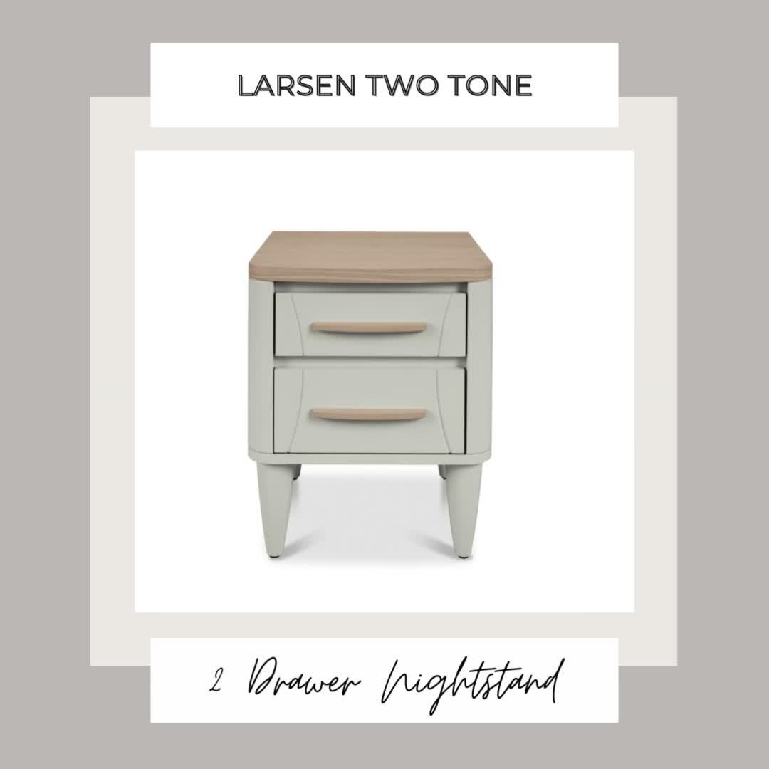 🌙 2 Drawer Nightstand—small but mighty. 🌙⁠ ⁠ With two soft-close drawers for those midnig...